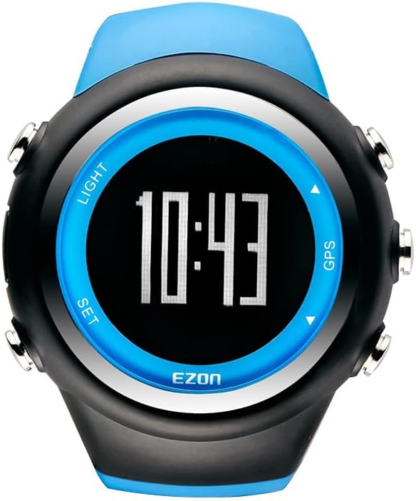 EZON GPS Running Watch with Distance Pace Alarm and Calorie Counter and by EZON