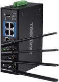 TRENDnet Industrial AC1200 Wireless Dual Band Gigabit Router, 4 x Gigabit PoE+ by TRENDnet