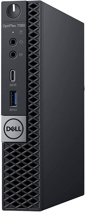 Dell Optiplex 7060 Micro MFF Desktop PC Intel i7-8700T 6-Cores 2.40GHz 32GB DDR4 New 1TB M.2 NVMe SSD WiFi BT HDMI New KB & Mouse Windows 11 Pro (Renewed) by Amazon+Renewed
