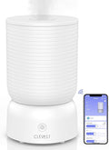 CLEVAST Smart Humidifiers for Bedroom, Top Fill 3L Cool Mist Quiet Ultrasonic Humidifier with Essential Oil Diffuser, Humidity Control, Wi-Fi Air Humidifier for Baby, Home, Compatible with Alexa by CLEVAST