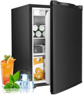 Antarctic Star 2.56 Cu.Ft. Mini Fridge with Freezer, Small Refrigerators with Adjustable Thermostat, Low Noise, Energy Saving, Compact Refrigerators for College Dorm, Office, Bedroom, Apartment, Black by AntarcticStar