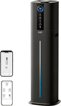 9L Smart Humidifiers for Bedroom Large Room, 2.3Gal Cool Mist Top Fill Diffuser App & Remote Control, 3 Mist Modes, Quiet Humidifier for Home Office Plant (Black) by BreathePureLiveNaturally