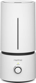 raydrop Cool Mist Humidifiers for Home Babies, 1.70 L Quiet and Small Ultrasonic Humidifier for Bedroom Nightstand, Space Saving, Auto Shut Off - (0.45 Gallon, US 110 V) by raydrophumidifiers