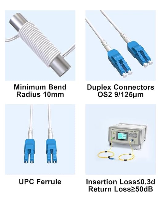 OS2 Armored Uniboot Fiber Optic Patch Cable LC to LC, SMF LC-LC Fiber Patch - Image 5