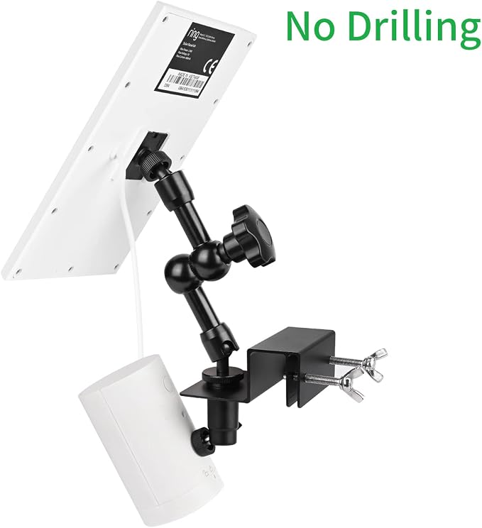 2-in-1 Gutter Mount for Solar Panel, Stick Up Cam Battery, Spotlight Cam and - Image 5