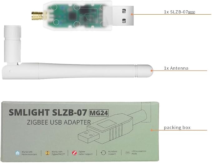 SMLIGHT SLZB-07MG24 Zigbee 3.0 Coordinator Thread/Matter Mini USB Adapter Works - Image 9