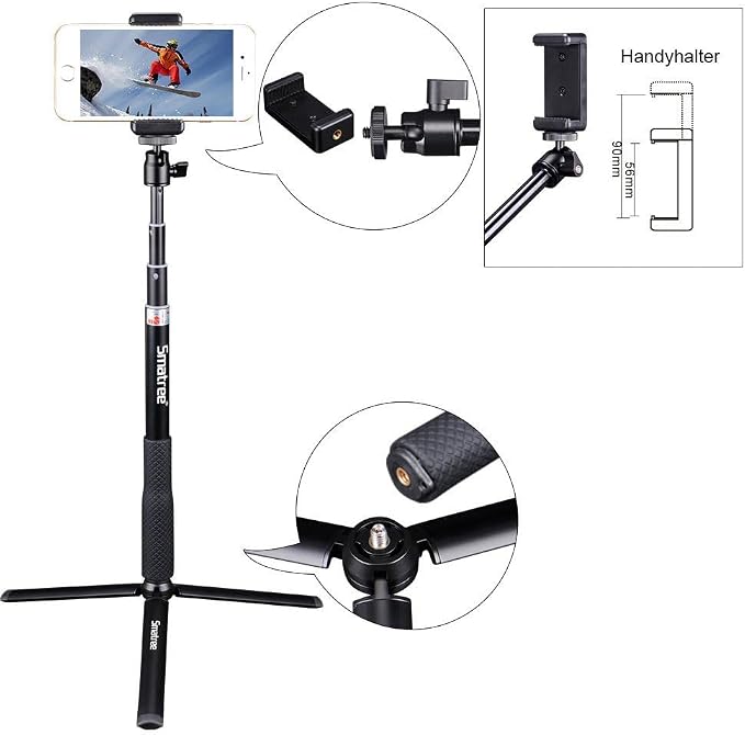 Smatree Telescoping Selfie Stick - Image 4