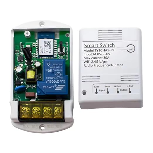 Tuya App Smart WiFi Control Switch, 30A Max Output, Add WiFi Remote to Lights - Image 6