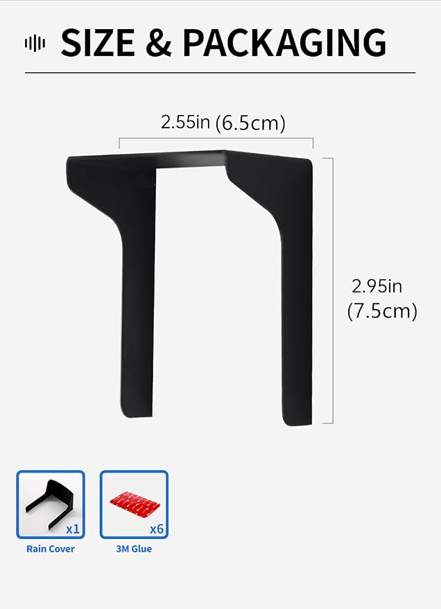 Metals Doorbell Rain Cover Suitable - Image 6