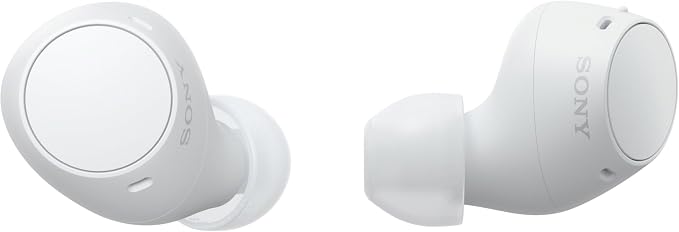 Sony WF-C510 Truly Wireless Bluetooth Earbud Headphones, White | Comfortable & Compact Fit, Up to 22 Hours of Battery, Multipoint Connection, Ambient Sound Mode. IPX4 Water Resistant by Unknown