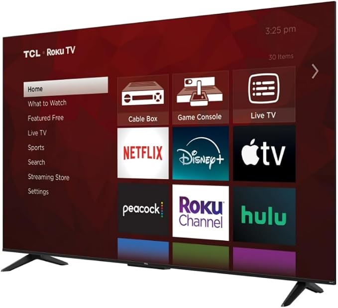 TCL 55S41BR 55" Class S4 4K Ultra HD HDR LED Smart TV (Renewed) - Image 3