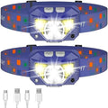 LHKNL Headlamp Flashlight, Lumen Bright Head Lamps LED Rechargeable-Blue by LHKNLHOME