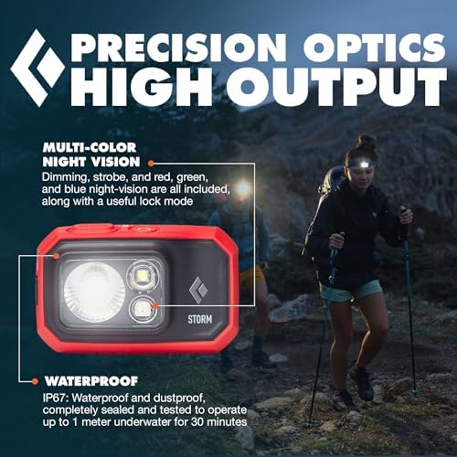 BLACK DIAMOND Storm 450 Headlamp, AAA Powered, Dimmable, Bright, BD Octane - Image 4