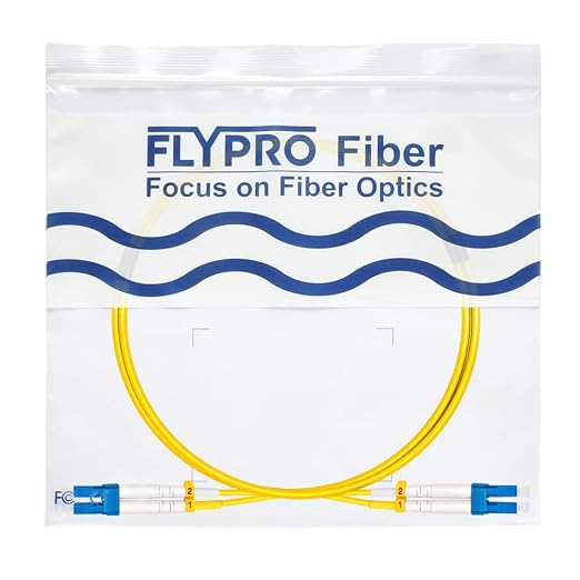 FLYPROFiber- 1M/3ft OS2 LC to LC Fiber Patch Cable | Length Options: 0.2m-300m - Image 7