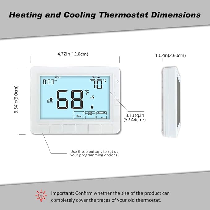 Programmable Auto Changeover Thermostat - Image 6