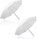 2 Pack Photography Umbrella Lighting Kit, 2 * 43inch Translucent White Soft by soonpho
