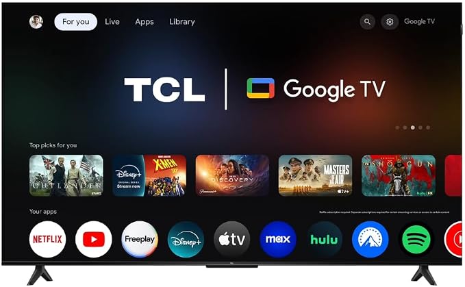 TCL 55" Q51K Q Series Q-LED 4K UHD HDR+ with Google TV Dolby Atmos + DTS Virtual:X, Motion Rate 240, AIPQ Processor, Auto Game Mode, Bluetooth + Free Wall Mount (2025) (Renewed) - Image 5