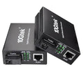 BiDi Gigabit Single Mode SC Media Converter, 10/100/1000M Fiber to Ethernet by HiFiber
