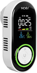 MOES 5in1 Plug-in S-moke G-as C-arbon M-onoxide D-etector Screen, methane by MOES+HEALTH