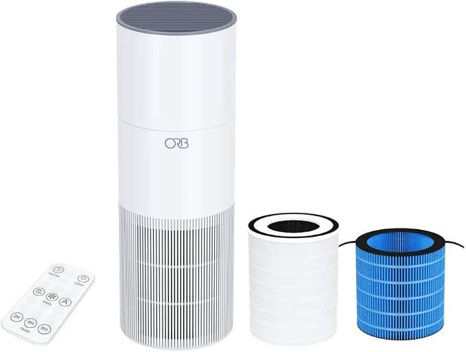 ORB 2-in-1 Air Purifier & Humidifier Combo for Bedroom – HEPA Filter, Quiet, Auto Mode, No Mist, Removes Dust Smoke Odors Pet Dander, Top Fill, Covers 500 Sq Ft - Image 9