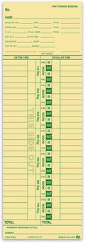 Generic Time Clock Cards for Tracking Regular and Extra Time by Unknown