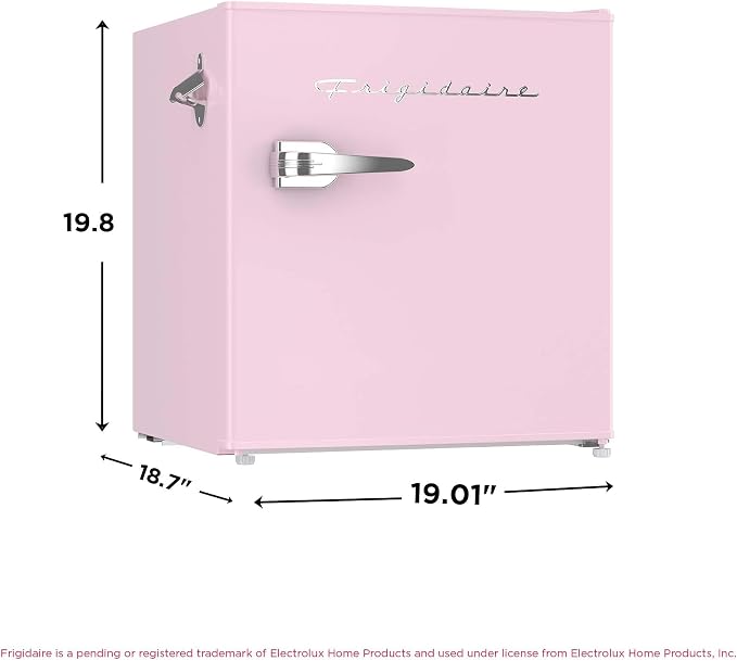 Frigidaire EFR176 1.6 cu. ft. Retro Bar Fridge with Side Bottle Opener (Pink) - Image 5