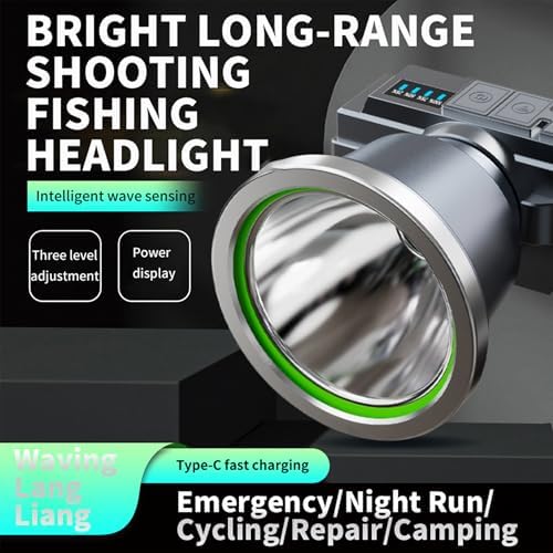 High Power LED Headlamp Separate Design Outdoor Headlamp Waterproof Rechargeable Long Range Headlamp Suitable for Camping Hiking Hunting - Image 6