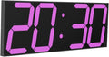CHKOSDA LED Large Digital Wall Clock, Oversize Wall Clock by CHKOSDA