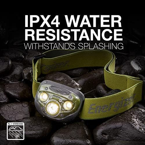 Energizer PRO-260 LED Headlamp, IPX4 Water Resistant Headlamps, High-Performance Head Light for Outdoors, Camping, Running, Storm, Survival LED Light for Emergencies (Batteries Included) - Image 5