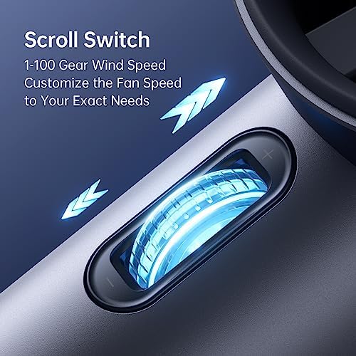 JISULIFE Handheld Fan Pro1S - Next-Gen Airflow: Up to 12H Runtime - Image 4