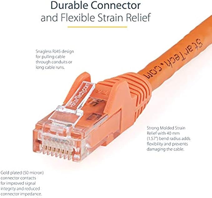 StarTech 1ft CAT6 Ethernet Cable - Image 3