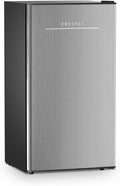 3.2 Cu. Ft. Mini Fridge with Freezer Small Refrigerator, for Bedroom, Single Door, Energy Saving, Low Noise,for Office (Grey) by Frestec