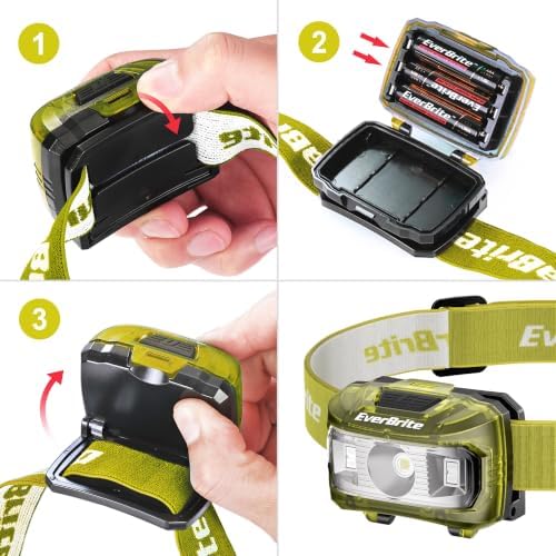 EverBrite Headlamp, 300 Lumens LED Head Lamp for Kids & Adults, Red Light - Image 5
