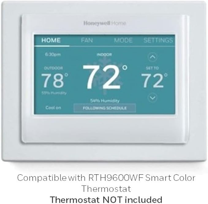 Honeywell Home THP2400A1027W White Coverplate Assembly - Image 5