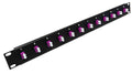 Ultra Spec Cables 1U 12 Port High Density Patch Panel, Loaded by UltraSpecCables
