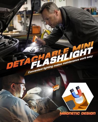 Victoper Rechargeable Headlamp 2Pack, Detachable 230° Wide Beam LED 2in1 Head Lamp with Motion Sensor, Hard Hat Head Light for Adults, 9 Modes Flashlight for Running Hunting Camping Essentials Gear - Image 2