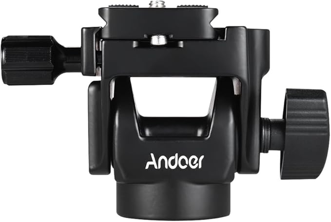 Andoer M-12 Monopod Tilt Head Panoramic Head Telephoto Bird Watching - Image 5