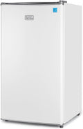 BLACK+DECKER 3.2 Cu. Ft. Compact Refrigerator, Energy Star, BCRK32W, White | Energy Star Certified Small Refrigerator, Single Door Mini Fridge with Chiller Compartment, Personal Fridge for Home or Dorm by Unknown