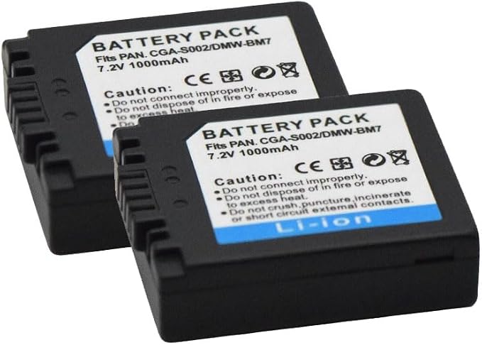 CGA-S002E/DWM-BM7 Camera Battery Multifunctional Charger Set Compatible - Image 3