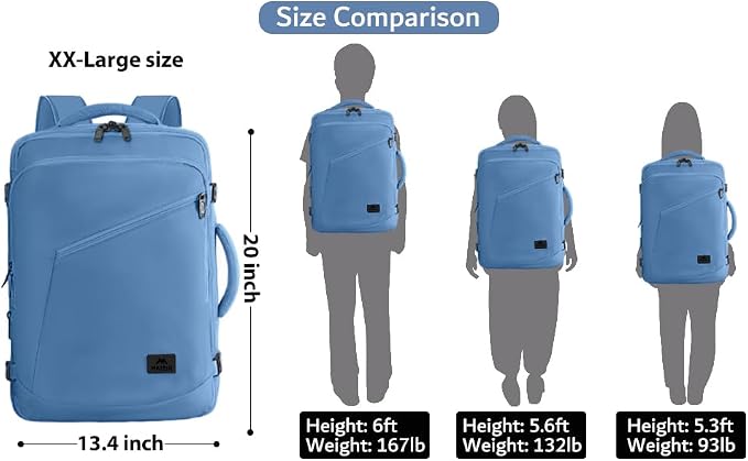 MATEIN Big Backpack for Travel, Carry on Backpack for Airlines - Image 9