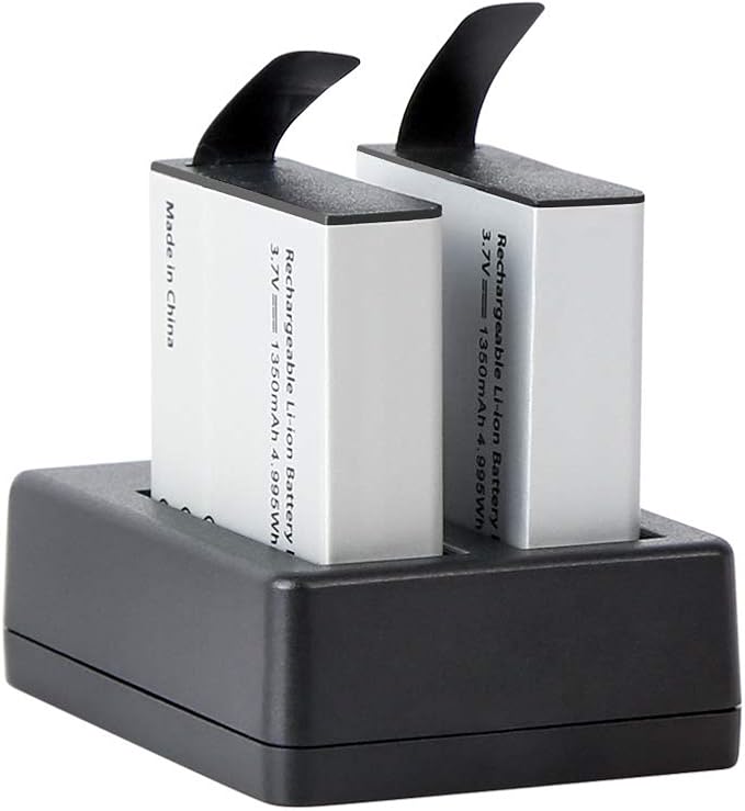 AKASO 1350mAh Rechargeable Action Camera Batteries - Image 3