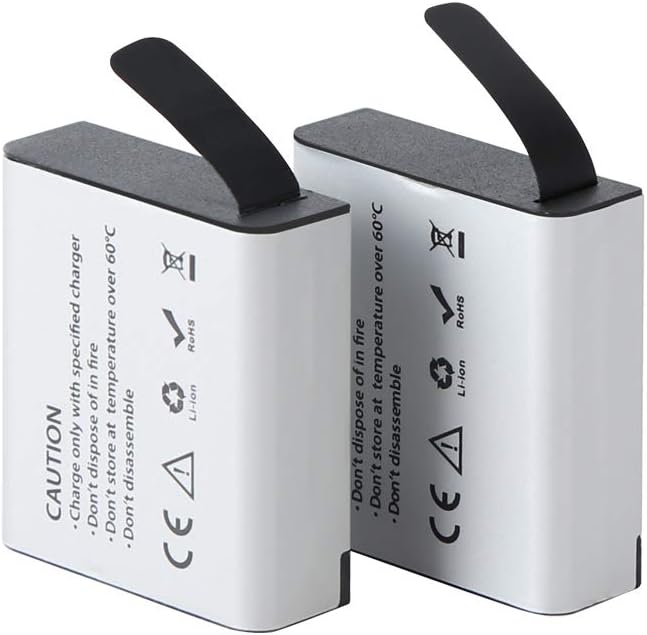 AKASO 1350mAh Rechargeable Action Camera Batteries - Image 4