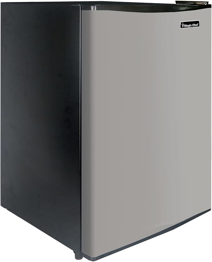 Magic Chef 2.4 Cu Ft All Refrigerator E-Star | 2.4-Cu. Ft. Mini Fridge, Stainless Steel - Image 5