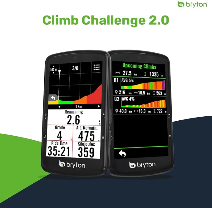 Bryton Rider S810 Sensor Bundle 3.5 Inch Color Touchscreen GPS Bike/Cycling - Image 3