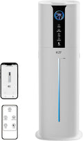9L Smart Humidifiers for Bedroom Large Room, 2.3Gal Cool Mist Top Fill Diffuser App & Remote Control, 3 Mist Modes, Quiet Humidifier for Home Office Plant (APP White) by BreathePureLiveNaturally