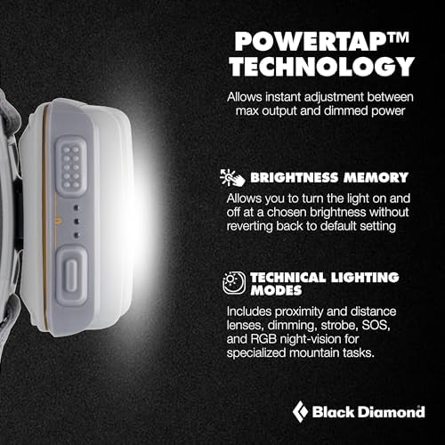 BLACK DIAMOND Storm+ 750 Headlamp, USB-C Rechargeable, Dimmable, Pewter - Image 3