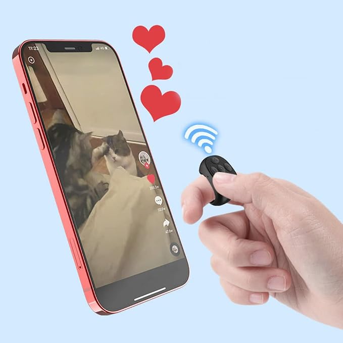 Fingertip Wireless Bluetooth Remote Control, TIK-to-k Remote Control APP Kindle - Image 5