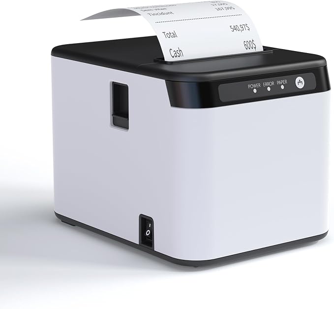 Bisofice 80mm Receipt Printer ESC/POS Thermal Printer Desktop Direct Print by Bisofice