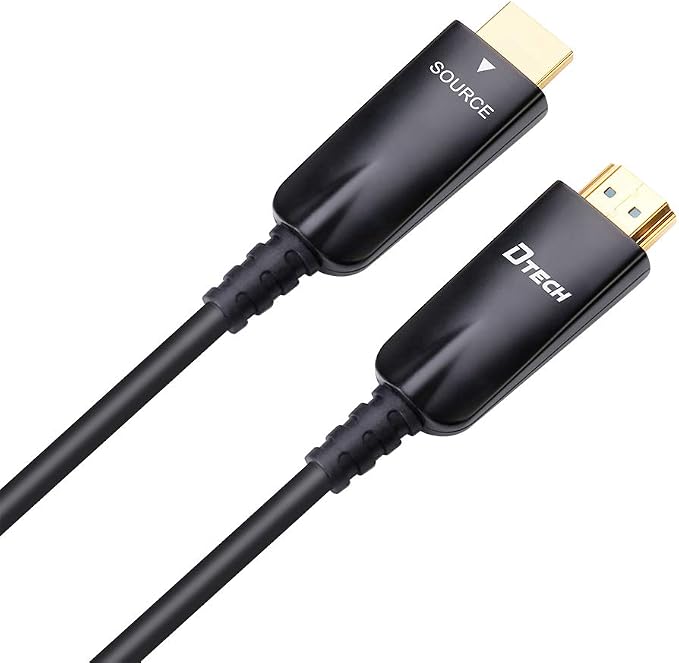 DTECH 50m Fiber Optic HDMI Cable 4K 60Hz 1080p Ultra HD Video 3D HDCP CEC High - Image 5
