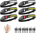 KYEKIO 6Pack 7Modes LED Headlamp Rechargeable with Red Light for Adults by KYEKIO